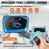 VEVOR Diesel Air Heater, 8 kW DC12-24V, Fast Heating Diesel Parking Heater with Remote Control and Blue LCD Switch, Low Noise, Pre-Heating Function, for RV, Truck, Camper, Van, Boat and Trailer(Red)