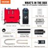 VEVOR Diesel Air Heater, 8 kW DC12-24V, Fast Heating Diesel Parking Heater with Remote Control and Blue LCD Switch, Low Noise, Pre-Heating Function, for RV, Truck, Camper, Van, Boat and Trailer(Red)