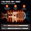 VEVOR Diesel Air Heater, 8 kW DC12-24V, Fast Heating Diesel Parking Heater with Remote Control and Blue LCD Switch, Low Noise, Pre-Heating Function, for RV, Truck, Camper, Van, Boat and Trailer(Red)