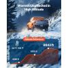 VEVOR Diesel Heater, 12V All-in-one Diesel Air Heater with Remote Control and LCD Display, 5L Fuel Tank Fast Heating Portable Diesel Parking Heater for RV, Truck, 8KW, Basic, Red(8KW-Orange)