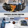 VEVOR Diesel Heater, 12V All-in-one Diesel Air Heater with Remote Control and LCD Display, 5L Fuel Tank Fast Heating Portable Diesel Parking Heater for RV, Truck, 8KW, Basic, Red(Black)