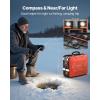 VEVOR Diesel Heater, 8KW, DC 12V/24V, All in One Portable Diesel Air Heater with Remote Control and LCD Screen, Fast Heating Low Noise, 1.1 Gal Fuel Tank for Trucks, Vans, RVs, Campers, and Garages(Black+Orange-H)