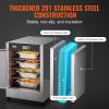 VEVOR Electric Hot Box Food Warmer, 5-Tier Commercial Warming Cabinet with Water Tray, Single-Door and Adjustable Shelves, Stainless Steel Food Warmer Cabinet, for Restaurant, Kitchen, Pizza, Chicken(4-Tier Single Door)