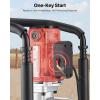 VEVOR Electric T Post Driver, 2200W Handheld Powerful Post Pounder, with 2.17 in/55mm, 2.76 in/70mm Sleeves, for Fence, Metal Fencing, Farm, Garden, Construction, Landscaping Projects