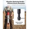 VEVOR Electric T Post Driver, 2200W Handheld Powerful Post Pounder, with 2.17 in/55mm, 2.76 in/70mm Sleeves, for Fence, Metal Fencing, Farm, Garden, Construction, Landscaping Projects
