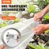 VEVOR Greenhouse Plastic Sheeting 8 x 25 ft, 6 Mil Thickness UV Resistant Clear Polyethylene Film, Hoop Green House Cover for Farms, Agriculture, Garden(10 x 40 ft)