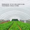 VEVOR Greenhouse Plastic Sheeting 8 x 25 ft, 6 Mil Thickness UV Resistant Clear Polyethylene Film, Hoop Green House Cover for Farms, Agriculture, Garden(16 x 28 ft)