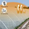 VEVOR Greenhouse Plastic Sheeting 8 x 25 ft, 6 Mil Thickness UV Resistant Clear Polyethylene Film, Hoop Green House Cover for Farms, Agriculture, Garden(25 x 40 ft)