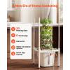VEVOR Hydroponic Tower, 30 Pods 6 Tiers Hydroponics Growing System Kit with LED Grow Light & App Control, Vertical Home Garden with 20L Water Tank & Pump, Planter for Indoor Herbs, Fruits, Vegetables