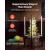 VEVOR Hydroponic Tower, 30 Pods 6 Tiers Hydroponics Growing System Kit with LED Grow Light & App Control, Vertical Home Garden with 20L Water Tank & Pump, Planter for Indoor Herbs, Fruits, Vegetables