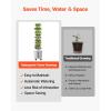 VEVOR Hydroponic Tower, 50 Pods 10 Tiers Hydroponics Growing System Kit with App Control & Casters, Vertical Home Garden with 20L Water Tank & Pump, Planter for Indoor Herbs, Fruits and Vegetables