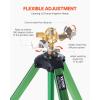 VEVOR Impact Sprinkler on Tripod Base, 2 Packs, Heavy Duty Tripod Sprinklers with Brass Head & 3/4″ NH Connector, 360 Degree Large Area Irrigation Sprinkler, Adjustable Heights Sprinkler for Yard(1PC)