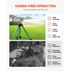 VEVOR Impact Sprinkler on Tripod Base, 2 Packs, Heavy Duty Tripod Sprinklers with Brass Head & 3/4″ NH Connector, 360 Degree Large Area Irrigation Sprinkler, Adjustable Heights Sprinkler for Yard(1PC)