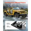 VEVOR Jeep Tube Doors, 4-Door, Hunting Style Jeep Tubular Door with Heavy-Duty Hinges & OE Latch, Jeep Doors with Rubber Pads, Fit for 2018-2026 Jeep Wrangler JL & 2020-2026 Jeep Gladiator JT(JL/JT)