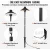 VEVOR Landscape Lighting, 6W Low Voltage LED Landscape Lights, IP66 Waterproof Landscape Spotlights Yard Lawn Garden Pathway Outdoor Lights 12V 24V 450LM Warm White 3000K (12 Pack with Connectors)(Outdoor-Walkway Lights)