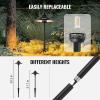 VEVOR Landscape Lighting, 6W Low Voltage LED Landscape Lights, IP66 Waterproof Landscape Spotlights Yard Lawn Garden Pathway Outdoor Lights 12V 24V 450LM Warm White 3000K (12 Pack with Connectors)(Outdoor-Walkway Lights)