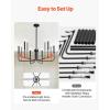 VEVOR Landscape Lighting, 6W Low Voltage LED Landscape Lights, IP66 Waterproof Landscape Spotlights Yard Lawn Garden Pathway Outdoor Lights 12V 24V 450LM Warm White 3000K (12 Pack with Connectors)(Indoor-Claw Chandelier)