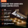 VEVOR Landscape Lighting, 6W Low Voltage LED Landscape Lights, IP66 Waterproof Landscape Spotlights Yard Lawn Garden Pathway Outdoor Lights 12V 24V 450LM Warm White 3000K (12 Pack with Connectors)(Outdoor-Landscape Lights)