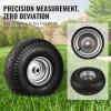 VEVOR Lawn Mower Tires with Rim, 20×8-8″ Tubeless Tractor Tires, 2-Pack Tire and Wheel Assembly, S-Turf Pneumatic Tires with 3.5″ Offset Hub and 3/4″ Bushing Size, for Riding Mowers Lawn Tractors(Tube with Rim Centered Hub)