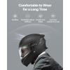 VEVOR Motorcycle Helmet DOT Approved, Adult Motocross Dirt Bike Helmet with Large Clear Visor, Comfortable Motorbike Racing Street with Detachable Liner for Men & Women(Black)