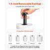 VEVOR Paper Towel Holder Countertop, Stainless Steel Kitchen Paper Towel Stand with Weighted Base and Suction Cups, Non-Slip Countertop Kitchen Paper Roll Holders for Kitchen Bathroom(Countertop)