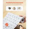 VEVOR Shelf Liner, Drawer Liner for Kitchen Cabinet, Non-Adhesive Non-Slip Waterproof Washable Shelf Paper, Easy to Cut Durable PVC Cabinet Mat for Dresser Pantry Shelve Bathroom(Floral,12in x 23FT)(Classic Floral)