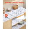 VEVOR Shelf Liner, Drawer Liner for Kitchen Cabinet, Non-Adhesive Non-Slip Waterproof Washable Shelf Paper, Easy to Cut Durable PVC Cabinet Mat for Dresser Pantry Shelve Bathroom(Floral,12in x 23FT)(Classic Floral)