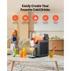 VEVOR Slushie Machine, 2.6L/88oz No Ice Needed Slushy Machine for Home, Frozen Drink Maker with 5 Preset Programs, Margarita Machine with Self-Cleaning, Frozen Margaritas, Frappés, Milkshake & More
