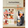 VEVOR Slushie Machine, 2.6L/88oz No Ice Needed Slushy Machine for Home, Frozen Drink Maker with 5 Preset Programs, Margarita Machine with Self-Cleaning, Frozen Margaritas, Frappés, Milkshake & More