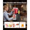 VEVOR Slushie Machine, 3L/100oz No Ice Needed Slushy Machine for Home, Frozen Drink Maker with Single Tank, Margarita Machine with Self-Cleaning, for Frozen Margaritas, Frappés, Milkshake & More(Black)