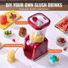 VEVOR Slushie Machine for Home, 32oz Tank Home-use Margarita Machine, Smoothie Frozen Drink Maker with Food-grade Materials, Slushy Machine for Home DIY, Kids’ Parties, Red(32 fl oz (0.9 L))