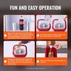 VEVOR Slushie Machine for Home, 32oz Tank Home-use Margarita Machine, Smoothie Frozen Drink Maker with Food-grade Materials, Slushy Machine for Home DIY, Kids’ Parties, Red(32 fl oz (0.9 L))