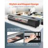 VEVOR Sushi Display Case Refrigerator, 2.2 Cu.ft Commercial Sushi Case, 6-Pan Countertop Showcase with Curved Glass, LED Lighting, and Digital Temperature Control, for Sushi-Bar, Restaurant, Store(70.28in. (5 Pan))