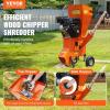 VEVOR Wood Chipper Shredder Mulcher, 12 HP Heavy Duty Gas Powered, 2” Max Diameter 420cc 8.6 kW Engine Woodchipper, Fast Wood Chipping Chopping for Forestry, Gardens, Landscaping, EPA Listed