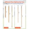 VEVOR Wooden Garden Stakes, 25 Pcs 24 x 0.5 x1.5 in Survey Grading Stakes, Garden Ground Stake with Sharp Point, Fir Wood Plant Support Stake, Sign Posts for Silt Fence Backyard Boundaries Baselines(0.5 x 1.5 x 36in+25pcs)