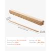 VEVOR Wooden Garden Stakes, 25 Pcs 24 x 0.5 x1.5 in Survey Grading Stakes, Garden Ground Stake with Sharp Point, Fir Wood Plant Support Stake, Sign Posts for Silt Fence Backyard Boundaries Baselines(0.75 x 0.75 x 48in+25pcs)