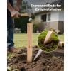 VEVOR Wooden Garden Stakes, 25 Pcs 24 x 0.5 x1.5 in Survey Grading Stakes, Garden Ground Stake with Sharp Point, Fir Wood Plant Support Stake, Sign Posts for Silt Fence Backyard Boundaries Baselines(0.5 x 1.5 x 36in+25pcs)