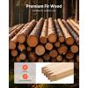 VEVOR Wooden Garden Stakes, 25 Pcs 24 x 0.5 x1.5 in Survey Grading Stakes, Garden Ground Stake with Sharp Point, Fir Wood Plant Support Stake, Sign Posts for Silt Fence Backyard Boundaries Baselines(0.5 x 1.5 x 24in+25pcs)