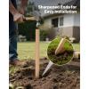 VEVOR Wooden Garden Stakes, 25 Pcs 24 x 0.5 x1.5 in Survey Grading Stakes, Garden Ground Stake with Sharp Point, Fir Wood Plant Support Stake, Sign Posts for Silt Fence Backyard Boundaries Baselines(0.75 x 0.75 x 36in+50pcs)