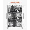 VEVOR Wooden Privacy Screen,36″ W x 73″ H Outdoor Privacy Screen, Freestanding Wood Privacy Panel with Stand,Outdoor Divider for Balcony Patio Lawn Garden(Black Street)