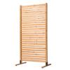 VEVOR Wooden Privacy Screen,36″ W x 73″ H Outdoor Privacy Screen, Freestanding Wood Privacy Panel with Stand,Outdoor Divider for Balcony Patio Lawn Garden(Natural Wood)