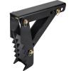 18 inch Backhoe Excavator Thumb Attachments Weld On Adjustable Boom Tractor Excavator 1/2Inch Teeth Thick Steel Plate Assembly 12MM Bolt-On Design(18inch)