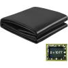 VEVOR 10 x 13 ft Pond Liner, 20 Mil Thickness, Pliable & Durable LLDPE Material, Easy Cutting Underlayment for Fish or Koi,Waterfall, Fountains, Water Gardens, Black(8 x 10 ft)