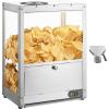 VEVOR 2-Tier Commercial Food Warmer Display, 850W Food Display Warmer w/Tempered Glass and Steam Heating, 86℉~185℉ Temperature Control, 111L Large Capacity for Hamburger, Pizza, Bread, Fried Chicken(19.69 x 13.19 x 26.38 in / 500 x 335 x 670 mm)