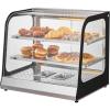 VEVOR 2-Tier Commercial Food Warmer Display, 850W Food Display Warmer w/Tempered Glass and Steam Heating, 86℉~185℉ Temperature Control, 111L Large Capacity for Hamburger, Pizza, Bread, Fried Chicken(2-Tier（117QT）)