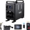 VEVOR 8KW Diesel Air Heater, 12V/24V All in One, Bluetooth APP Control, Remote Control and Display Screen, CO Alarm, Fast Heating Vertical Portable for Vehicles, Garage(Black)