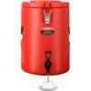 VEVOR Commercial Beverage Dispenser, 4 Tanks 10 L / 10.6 QT Per Tank Juice Dispenser, 430W Stainless Steel Ice Tea Drink Machine with 45°F-54°F Cooling Temperature, for Cold Drink Restaurant Bar Party(1 Dispenser × 17.2 L)