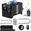 VEVOR Diesel Heater, 12V All-in-one Diesel Air Heater with Remote Control and LCD Display, 5L Fuel Tank Fast Heating Portable Diesel Parking Heater for RV, Truck, 8KW, Basic, Red(Black)