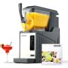 VEVOR Slushie Machine, 4L/135oz No Ice Needed Slushy Machine for Home, Frozen Drink Maker with Single Tank, Margarita Machine with Self-Cleaning, for Frozen Margaritas, Frappés, Milkshake & More(4L)