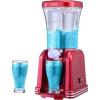 VEVOR Slushie Machine for Home, 32oz Tank Home-use Margarita Machine, Smoothie Frozen Drink Maker with Food-grade Materials, Slushy Machine for Home DIY, Kids’ Parties, Red(32 fl oz (0.9 L))
